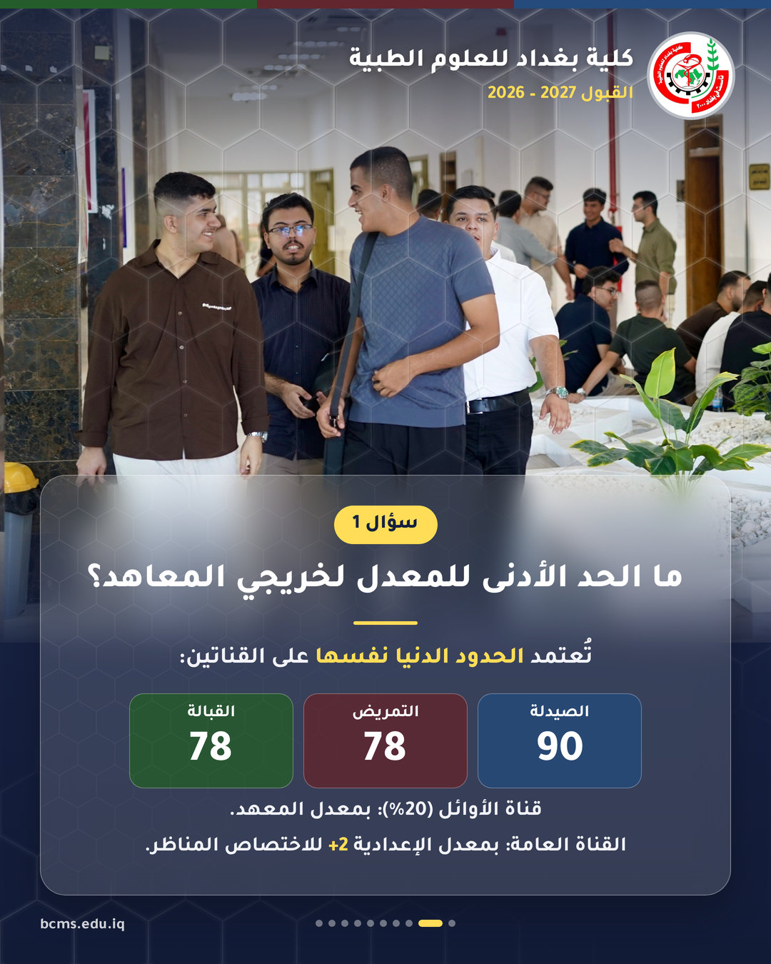 قنوات القبول – خريجو المعاهد – سؤال وجواب